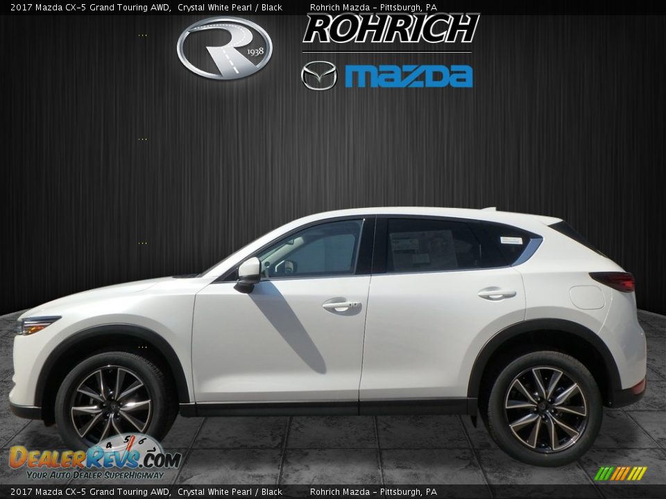 2017 Mazda CX-5 Grand Touring AWD Crystal White Pearl / Black Photo #3