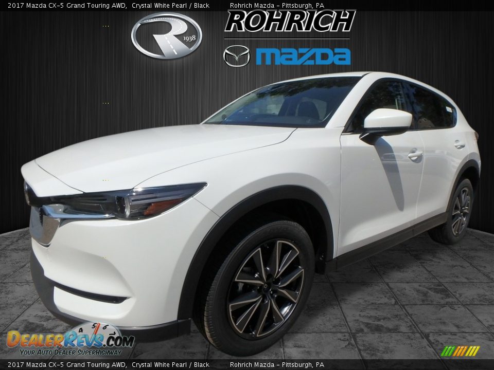 2017 Mazda CX-5 Grand Touring AWD Crystal White Pearl / Black Photo #4