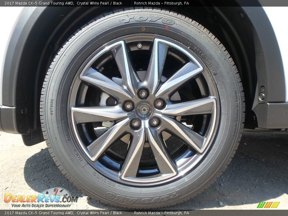 2017 Mazda CX-5 Grand Touring AWD Crystal White Pearl / Black Photo #5