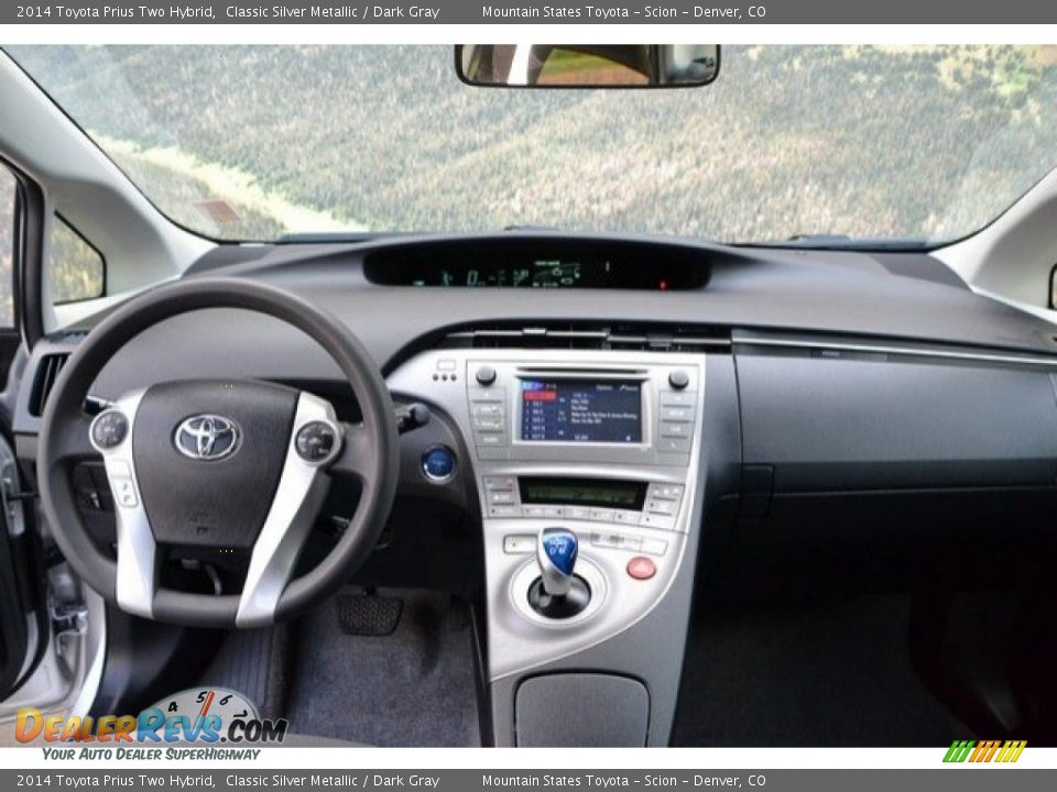 2014 Toyota Prius Two Hybrid Classic Silver Metallic / Dark Gray Photo #13