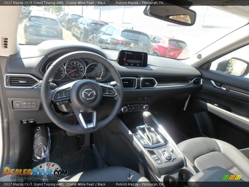 2017 Mazda CX-5 Grand Touring AWD Crystal White Pearl / Black Photo #8