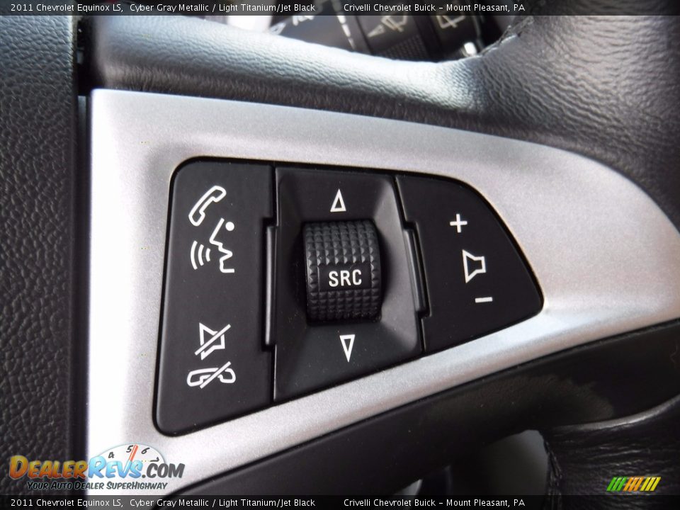 2011 Chevrolet Equinox LS Cyber Gray Metallic / Light Titanium/Jet Black Photo #19