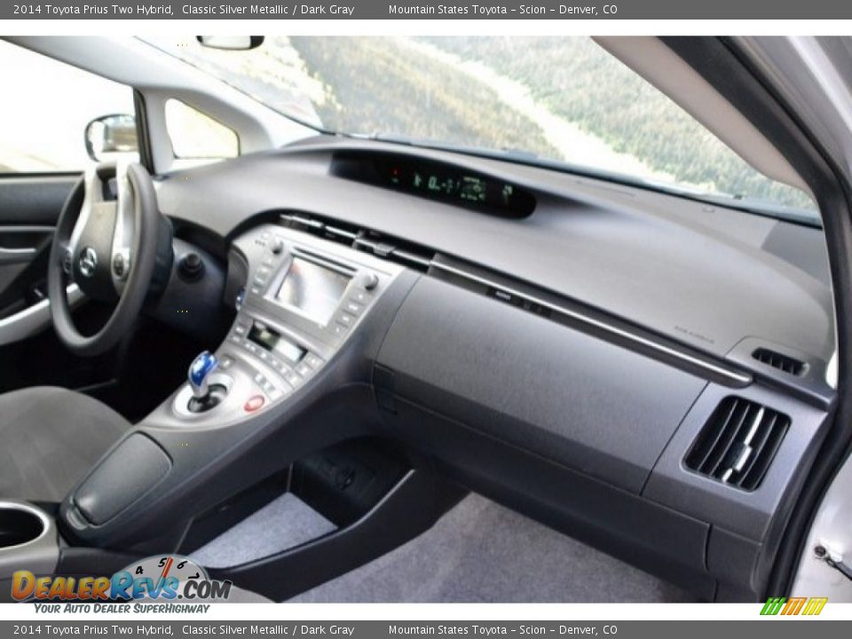 2014 Toyota Prius Two Hybrid Classic Silver Metallic / Dark Gray Photo #16