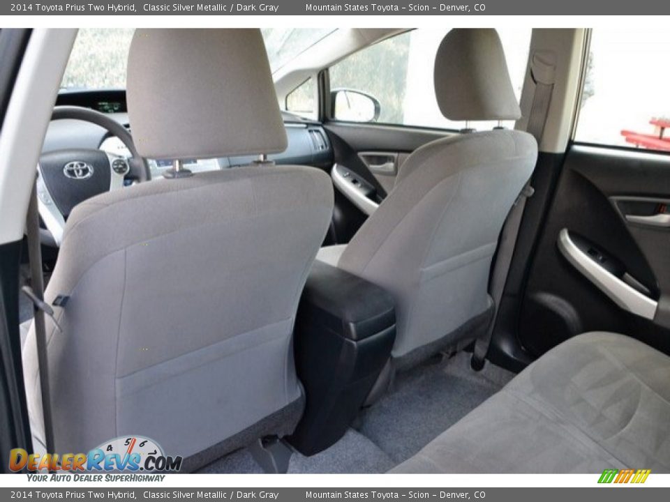 2014 Toyota Prius Two Hybrid Classic Silver Metallic / Dark Gray Photo #19