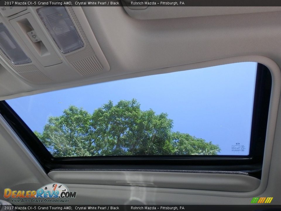 2017 Mazda CX-5 Grand Touring AWD Crystal White Pearl / Black Photo #12