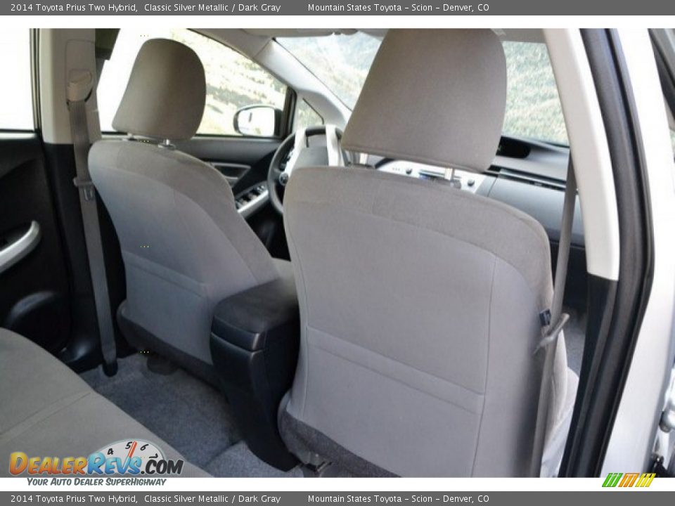 2014 Toyota Prius Two Hybrid Classic Silver Metallic / Dark Gray Photo #20