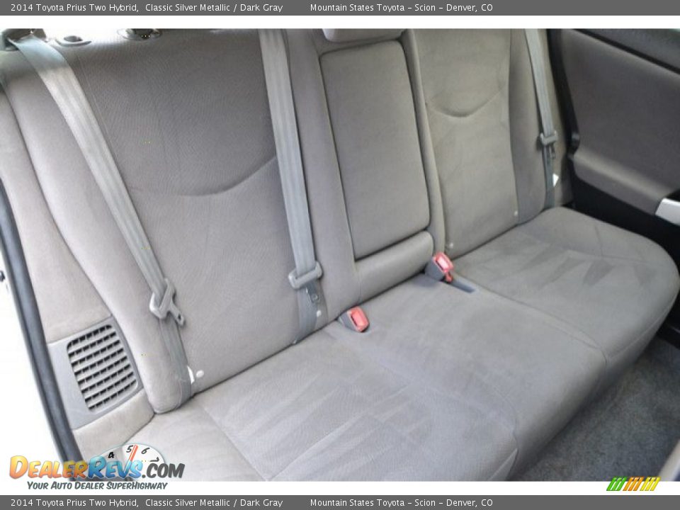 2014 Toyota Prius Two Hybrid Classic Silver Metallic / Dark Gray Photo #22
