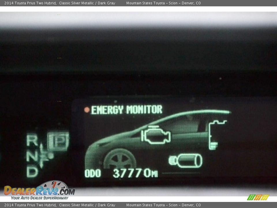 2014 Toyota Prius Two Hybrid Classic Silver Metallic / Dark Gray Photo #29