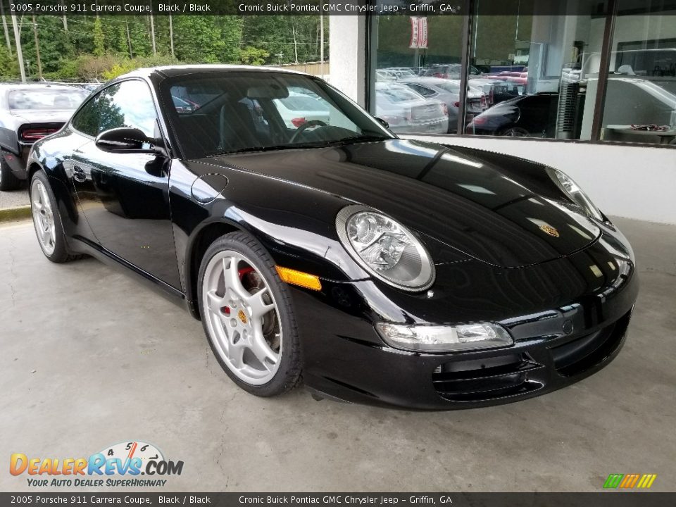 2005 Porsche 911 Carrera Coupe Black / Black Photo #1