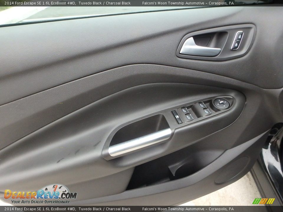 2014 Ford Escape SE 1.6L EcoBoost 4WD Tuxedo Black / Charcoal Black Photo #18
