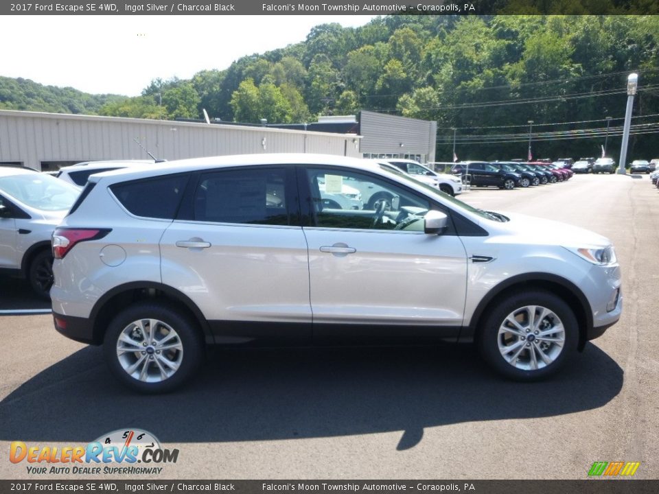 2017 Ford Escape SE 4WD Ingot Silver / Charcoal Black Photo #1