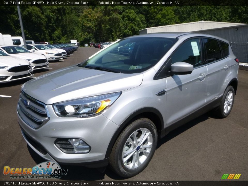 2017 Ford Escape SE 4WD Ingot Silver / Charcoal Black Photo #5