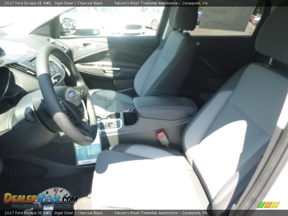 2017 Ford Escape SE 4WD Ingot Silver / Charcoal Black Photo #11