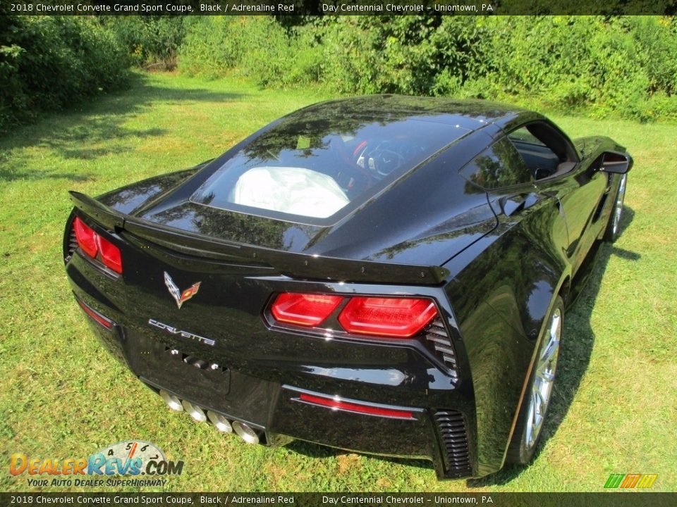 2018 Chevrolet Corvette Grand Sport Coupe Black / Adrenaline Red Photo #3