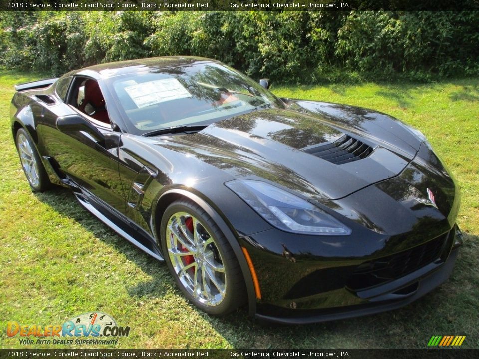 Front 3/4 View of 2018 Chevrolet Corvette Grand Sport Coupe Photo #16