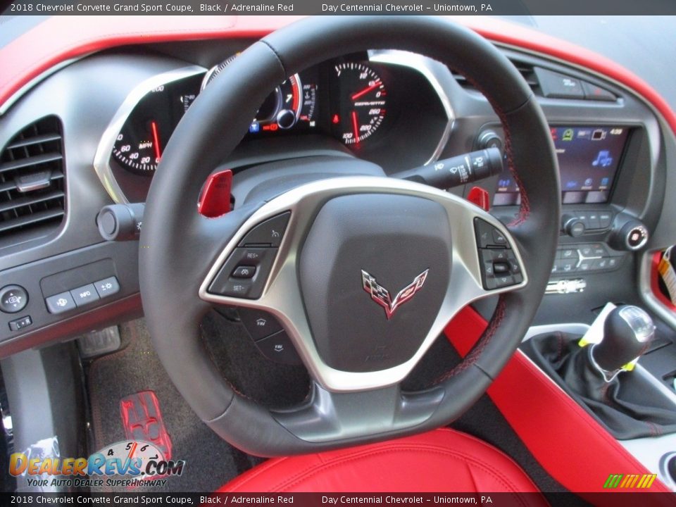 2018 Chevrolet Corvette Grand Sport Coupe Steering Wheel Photo #21