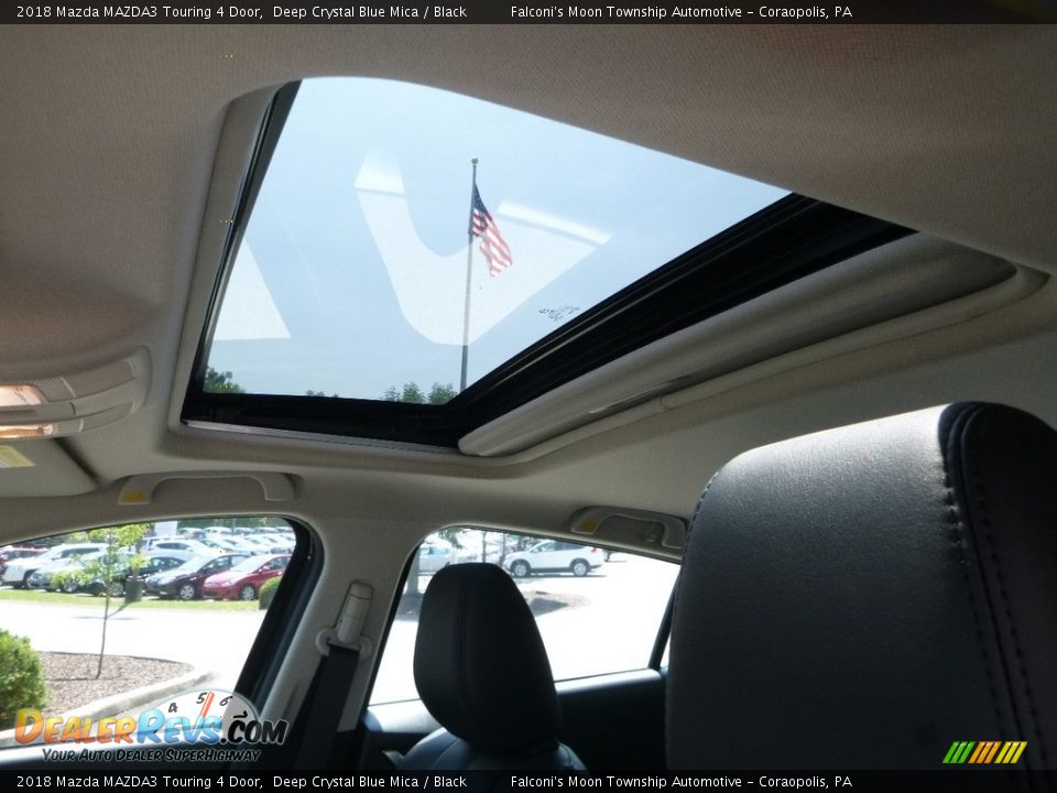 2018 Mazda MAZDA3 Touring 4 Door Deep Crystal Blue Mica / Black Photo #13