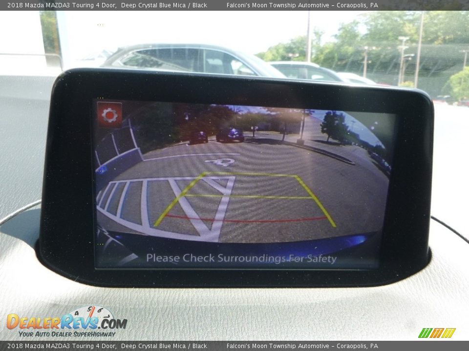 2018 Mazda MAZDA3 Touring 4 Door Deep Crystal Blue Mica / Black Photo #15