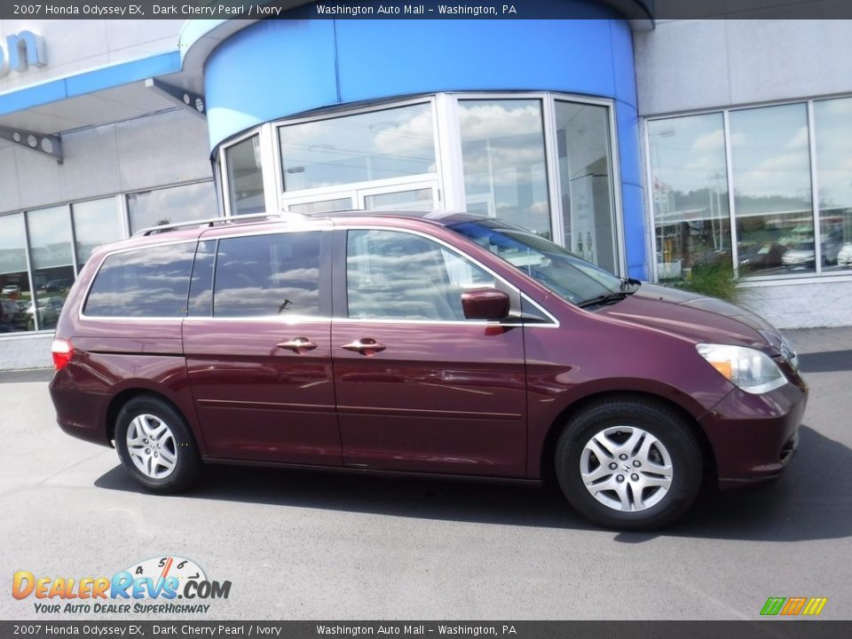 2007 Honda Odyssey EX Dark Cherry Pearl / Ivory Photo #2