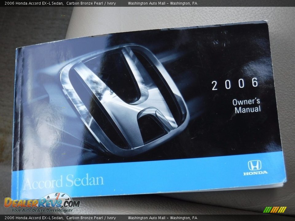 2006 Honda Accord EX-L Sedan Carbon Bronze Pearl / Ivory Photo #23