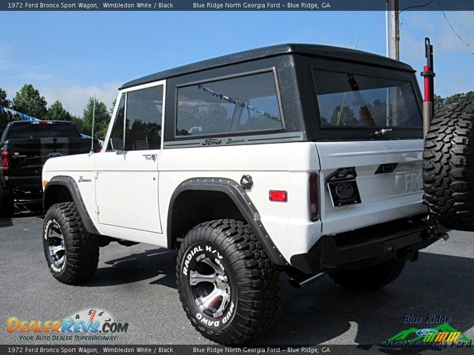 1972 Ford Bronco Sport Wagon Wimbledon White / Black Photo #4