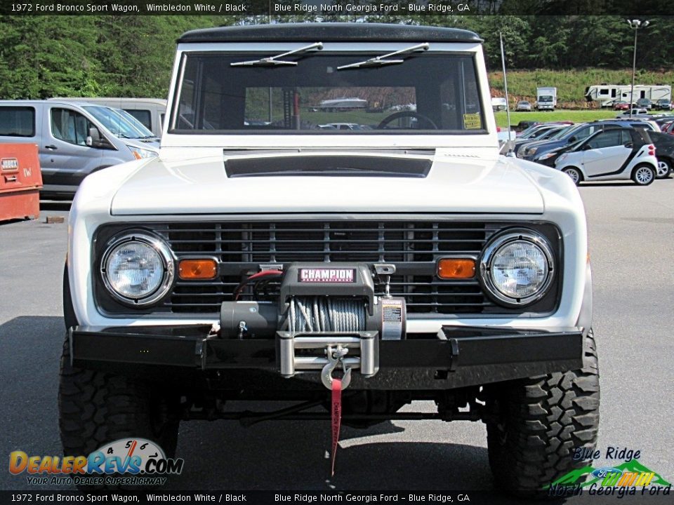 1972 Ford Bronco Sport Wagon Wimbledon White / Black Photo #9