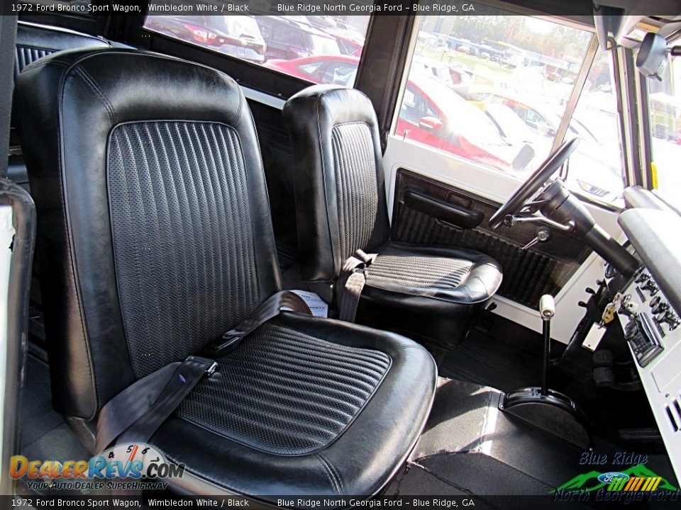 1972 Ford Bronco Sport Wagon Wimbledon White / Black Photo #19