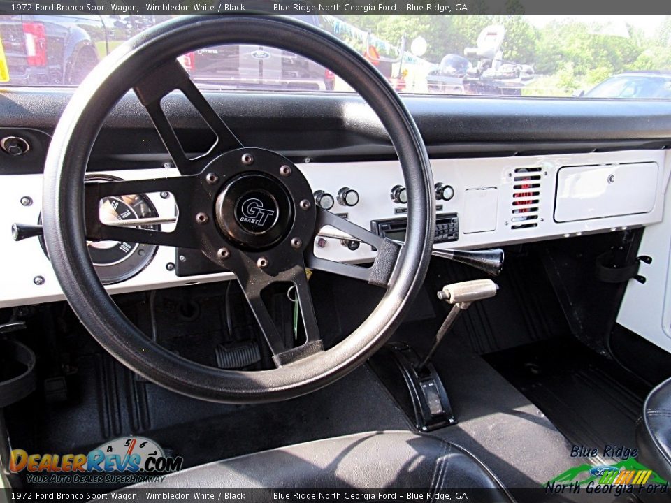 1972 Ford Bronco Sport Wagon Wimbledon White / Black Photo #22