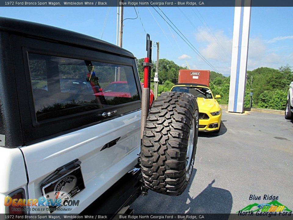 1972 Ford Bronco Sport Wagon Wimbledon White / Black Photo #28