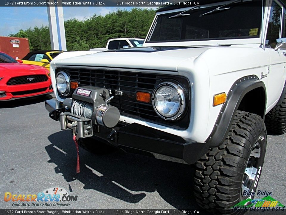 1972 Ford Bronco Sport Wagon Wimbledon White / Black Photo #29