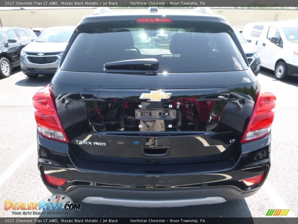 2017 Chevrolet Trax LT AWD Mosaic Black Metallic / Jet Black Photo #4