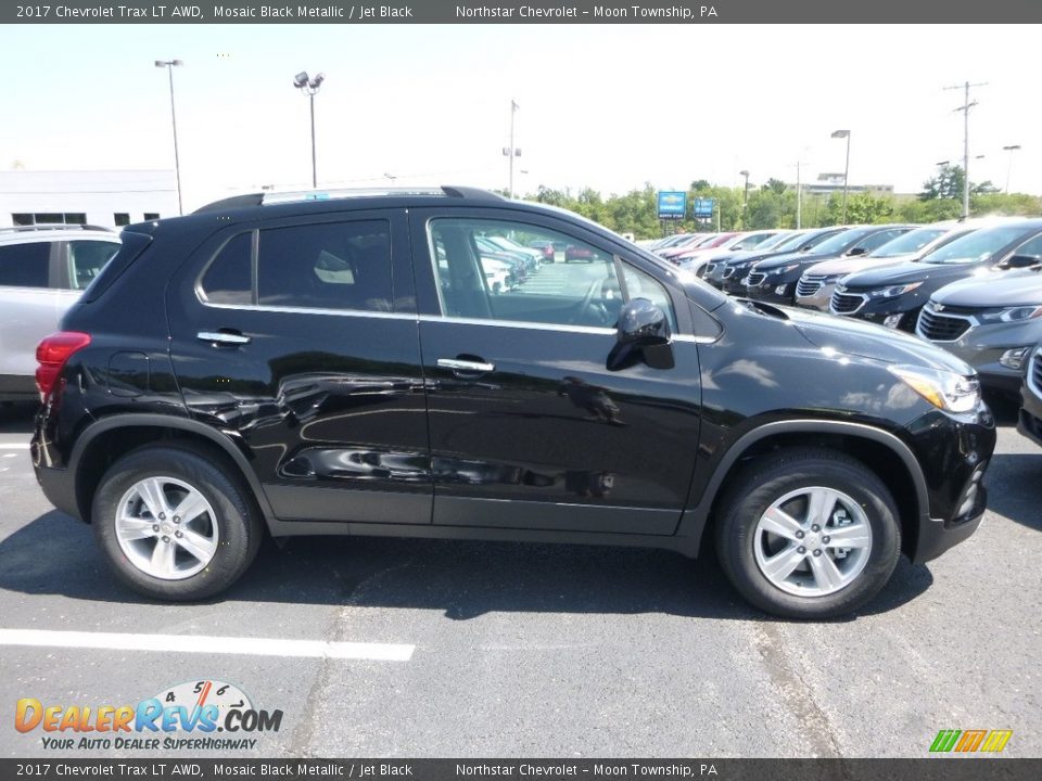2017 Chevrolet Trax LT AWD Mosaic Black Metallic / Jet Black Photo #6