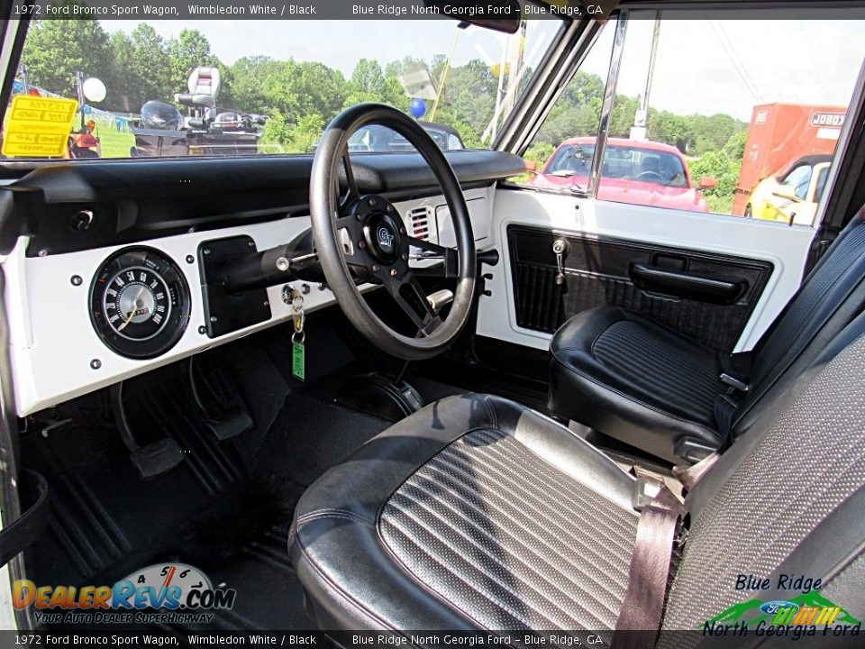 1972 Ford Bronco Sport Wagon Wimbledon White / Black Photo #35