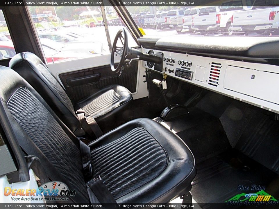 1972 Ford Bronco Sport Wagon Wimbledon White / Black Photo #36