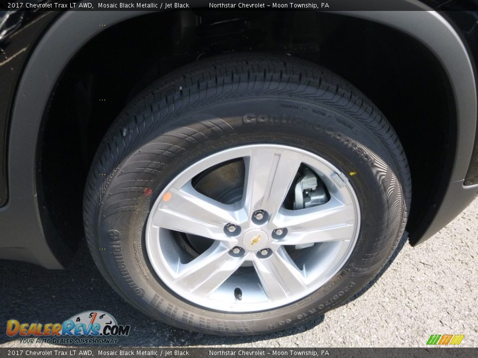 2017 Chevrolet Trax LT AWD Mosaic Black Metallic / Jet Black Photo #9