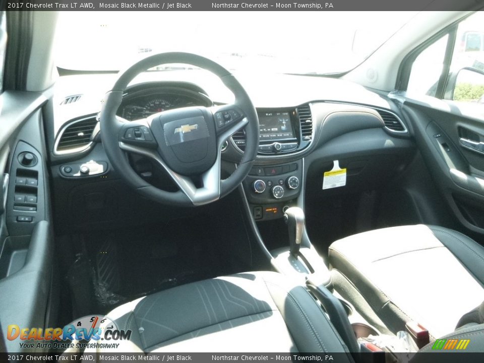 2017 Chevrolet Trax LT AWD Mosaic Black Metallic / Jet Black Photo #14