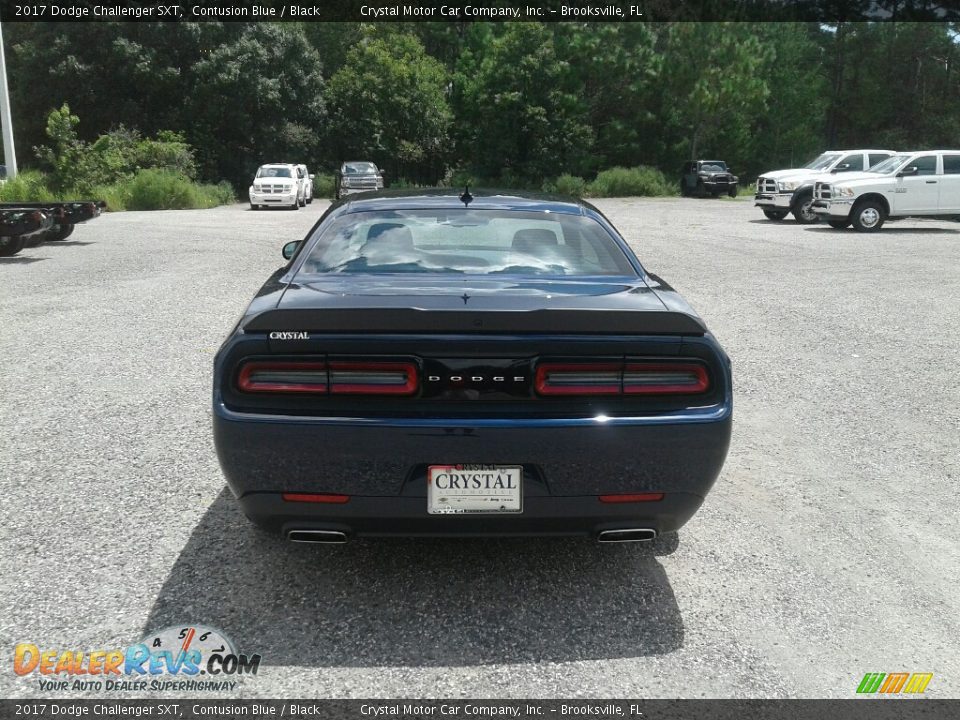 2017 Dodge Challenger SXT Contusion Blue / Black Photo #4