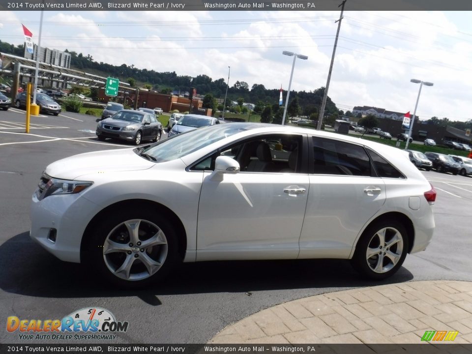 2014 Toyota Venza Limited AWD Blizzard White Pearl / Ivory Photo #7