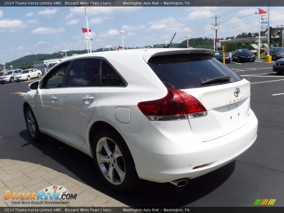 2014 Toyota Venza Limited AWD Blizzard White Pearl / Ivory Photo #8