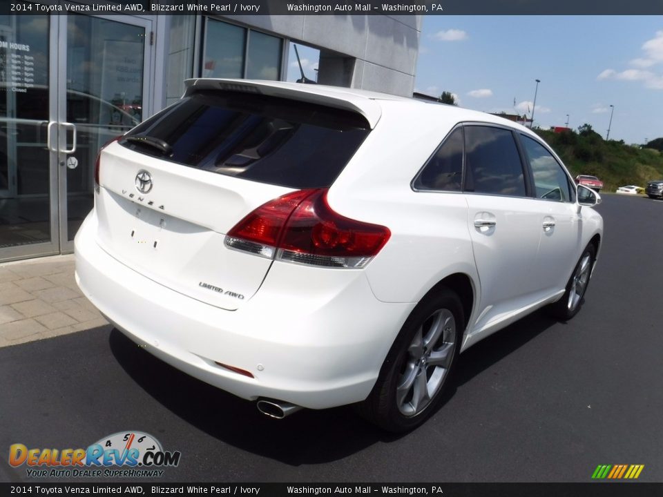 2014 Toyota Venza Limited AWD Blizzard White Pearl / Ivory Photo #10