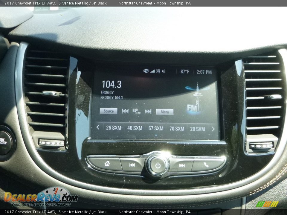 2017 Chevrolet Trax LT AWD Silver Ice Metallic / Jet Black Photo #18