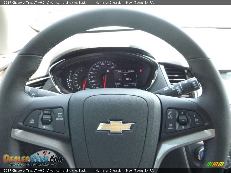2017 Chevrolet Trax LT AWD Silver Ice Metallic / Jet Black Photo #20