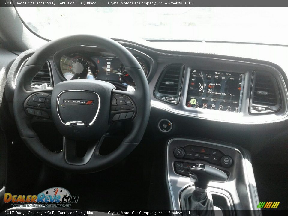 2017 Dodge Challenger SXT Contusion Blue / Black Photo #13
