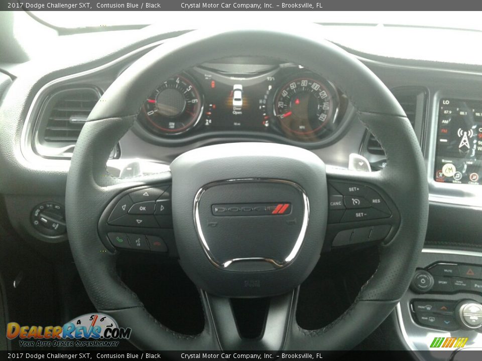 2017 Dodge Challenger SXT Contusion Blue / Black Photo #14