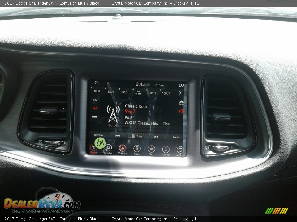 2017 Dodge Challenger SXT Contusion Blue / Black Photo #15