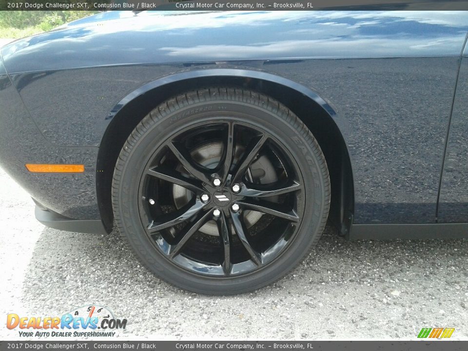 2017 Dodge Challenger SXT Contusion Blue / Black Photo #20