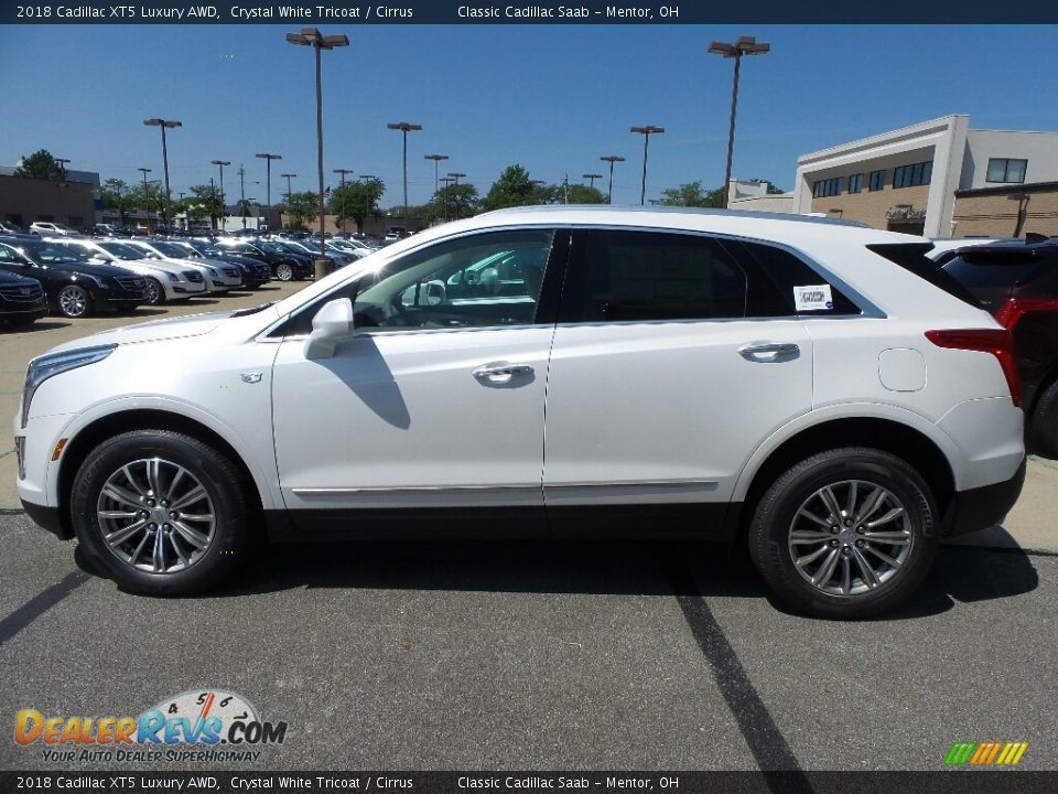 Crystal White Tricoat 2018 Cadillac XT5 Luxury AWD Photo #2