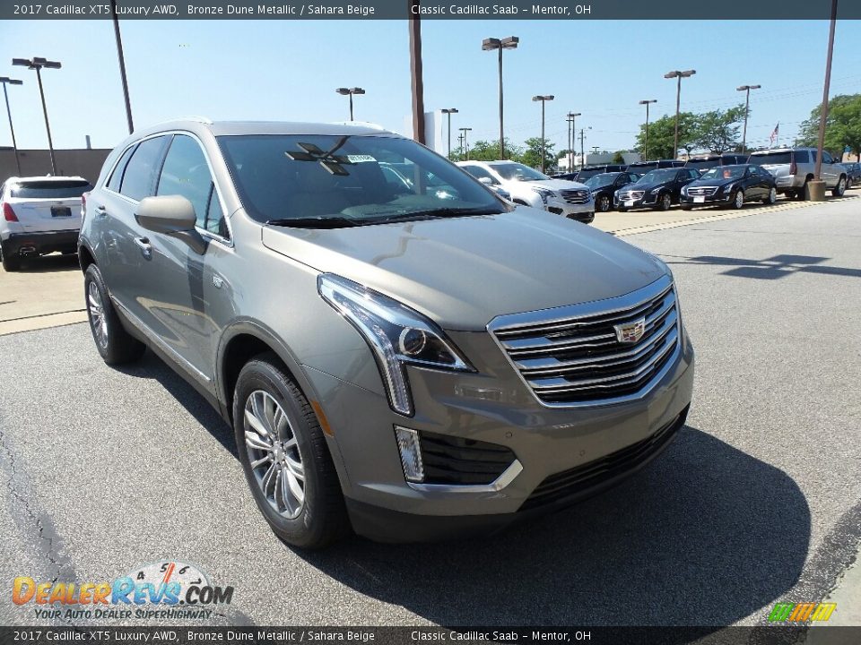2017 Cadillac XT5 Luxury AWD Bronze Dune Metallic / Sahara Beige Photo #1