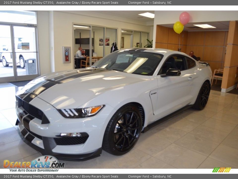 2017 Ford Mustang Shelby GT350 Avalanche Gray / Ebony Recaro Sport Seats Photo #3