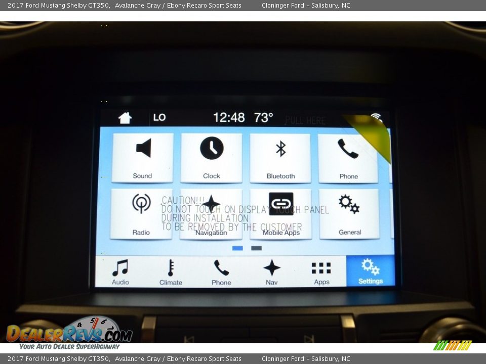 2017 Ford Mustang Shelby GT350 Avalanche Gray / Ebony Recaro Sport Seats Photo #14